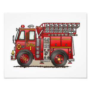 Foto Carro de bombeiros da escada