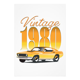 Foto Carro Retro Vintage 1980