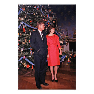 Foto Cartão de Natal do Presidente Americano John Kenne