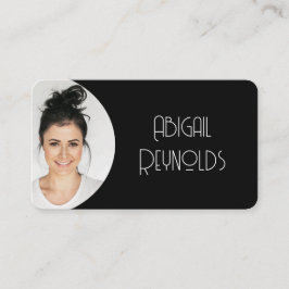 Foto Cartão de visita Black Frame