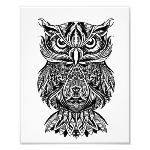 Foto Cartão de visita Personalizado do Pássaro Negro Cl