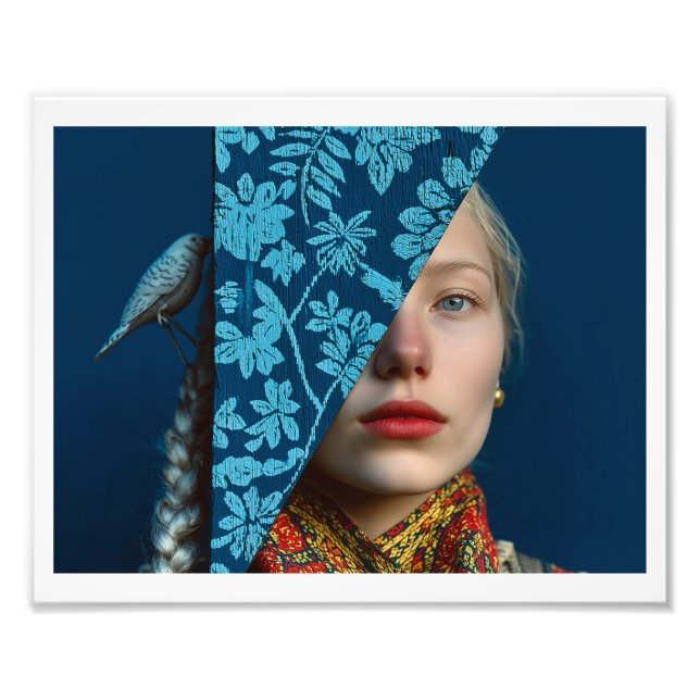 Foto Cartão postal de férias de inverno na Escandinávia (Frente)