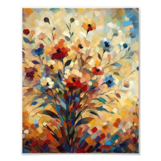 Foto Cartão postal floral Dali (Frente)