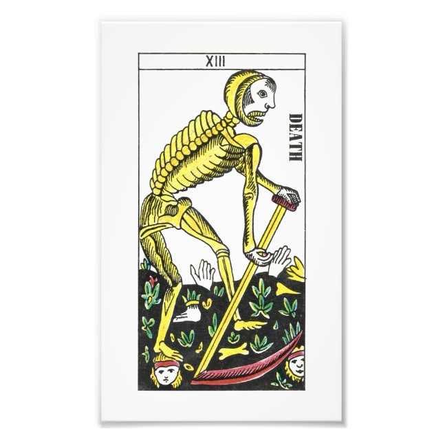 Foto Cartão Tarot de Morte (Frente)