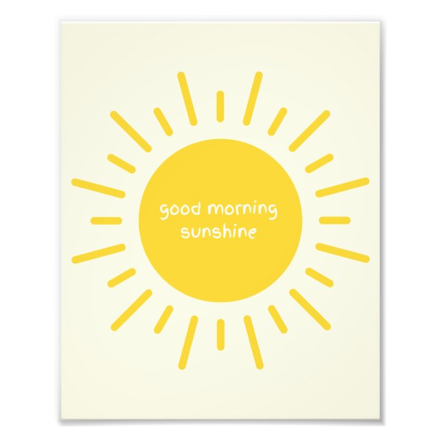 Foto cartaz de berçário bom dia sol (Frente)