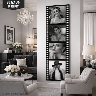 Foto Cartaz de Faixa de Filme Personalizado com Foto, F