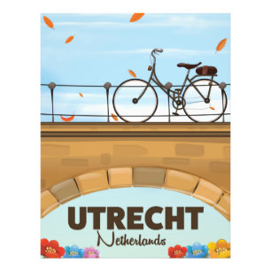 Foto Cartaz de férias de Utrecht Holanda.