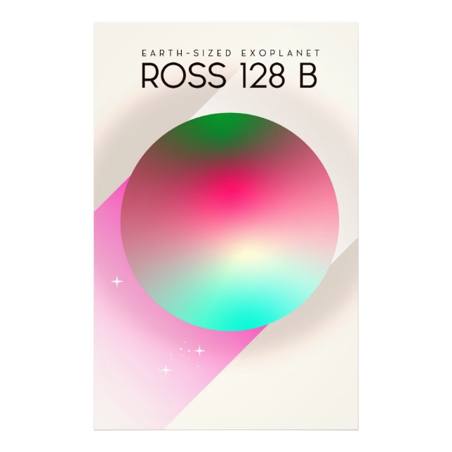Foto Cartaz de ficção científica de Ross 128B (Frente)