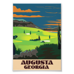 Foto Cartaz de golfe de Augusta Geórgia