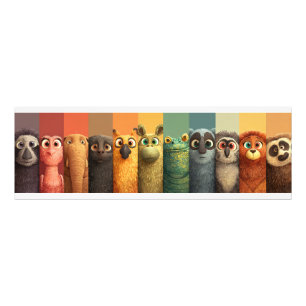 Foto Cartaz de Linha de Animais Caprichosos