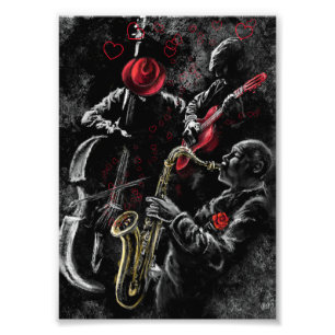 Foto Cartaz de Música Jazz Banda de Jazz