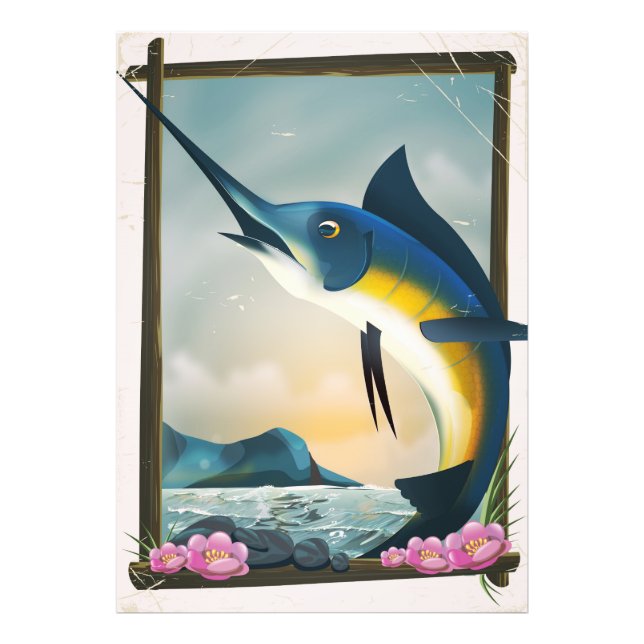 Foto Cartaz de pesca (Frente)