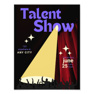 Foto Cartaz de Show de Talentos, Cartaz de Show, Concur