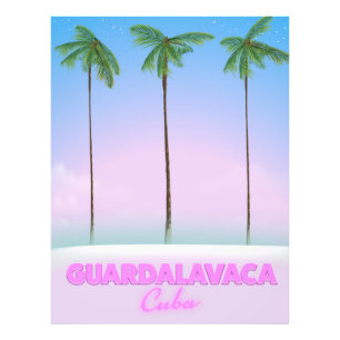 Foto Cartaz de viagem antigo Guardalavaca Cuba