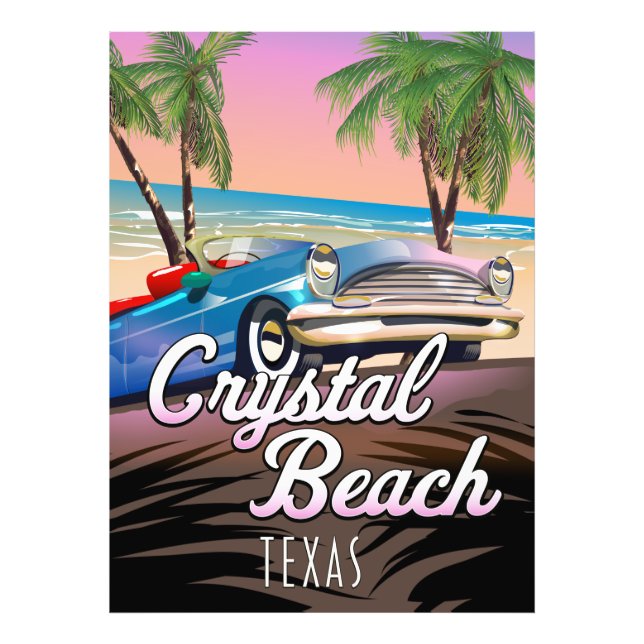 Foto Cartaz de viagem Crystal Beach Texas (Frente)