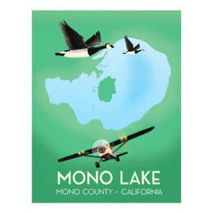 Foto Cartaz de viagem de Mono Lake, Condado de Mono, Ca