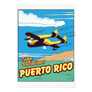 Foto cartaz de viagem de Porto Rico
