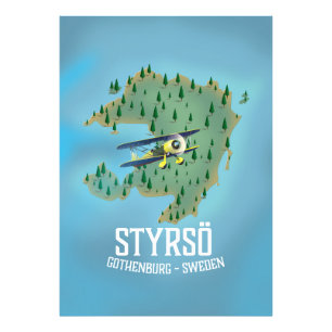 Foto Cartaz de viagem de Styrsö, Suécia.