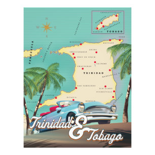 Foto Cartaz de viagem de Trinidad e Tobago