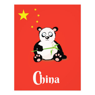 Foto Cartaz de viagem do Panda da China.
