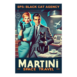 Foto Cartaz de Viagem Espacial Martini SP5: Agência Bla