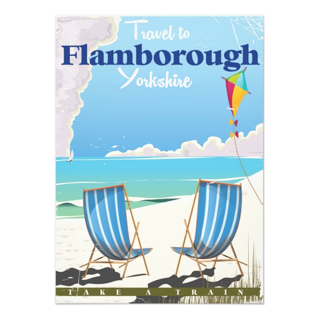 Foto cartaz de viagem Flamborough Yorkshire (Frente)