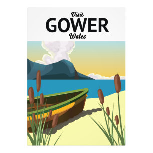 Foto Cartaz de viagem Gower País de Gales
