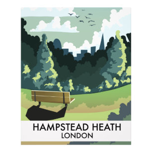 Foto Cartaz de viagem Hampstead Heath Londres.
