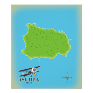 Foto cartaz de viagem Ischia Itália