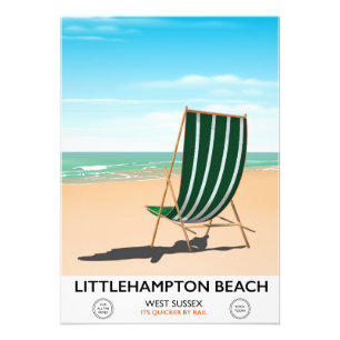 Foto Cartaz de viagem Littlehampton Beach East Sussex