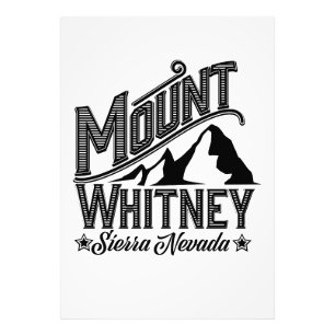 Foto cartaz de viagem Monte Whitney Sierra Nevada