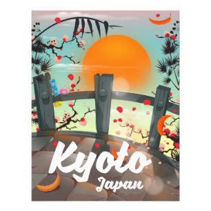 Foto Cartaz de viagem para Quioto Japão