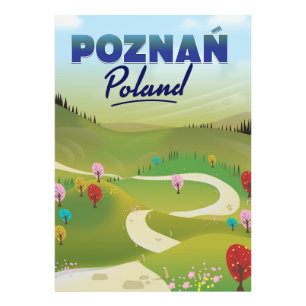 Foto Cartaz de viagem Poznań Polónia.
