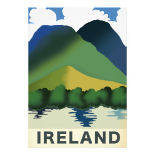 Foto Cartaz de viagem vintage da Irlanda