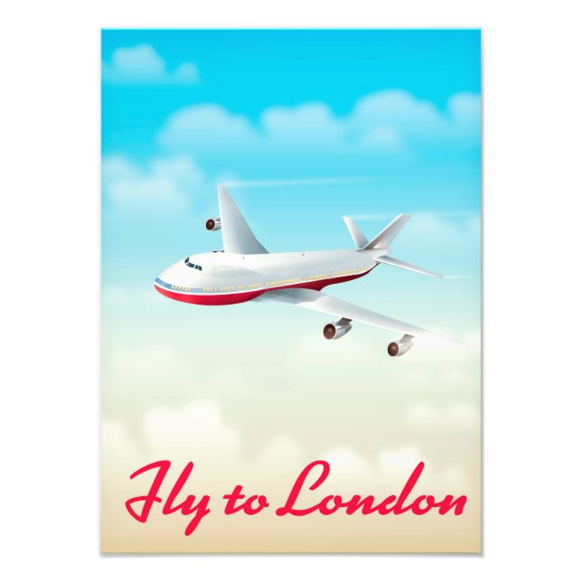 Foto Cartaz do Avião para Londres (Frente)
