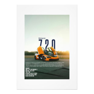 Foto Cartaz do Mclaren 720s