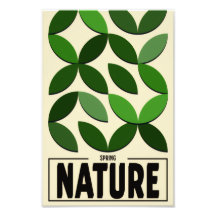 Cartaz Minimalista da Natureza – Arte de parede bo