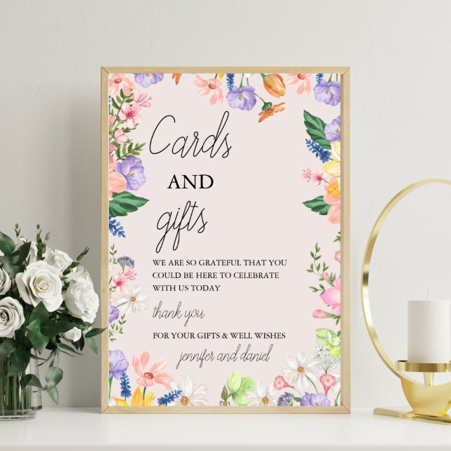 Foto Cartões e Sinal de Oferta de Primavera de flor sel (Criador carregado)