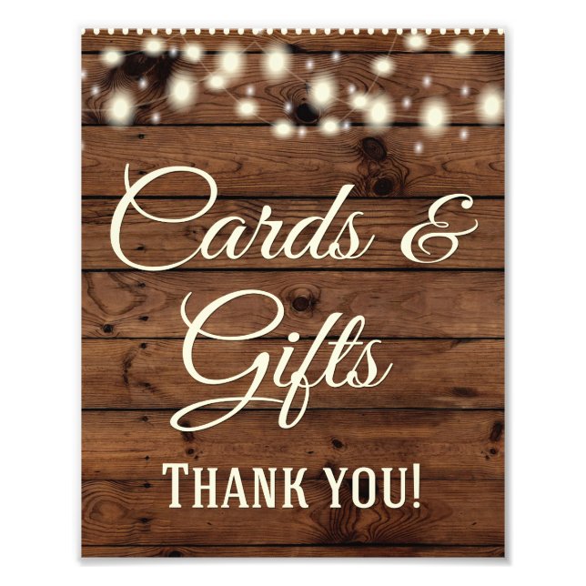 Foto Cartões, Presentes, Sinal De Casamento, Decoração  (Frente)