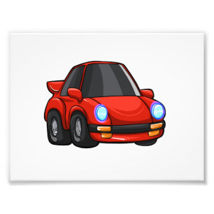 Foto Cartografia vermelha do pequeno carro - Escolha a