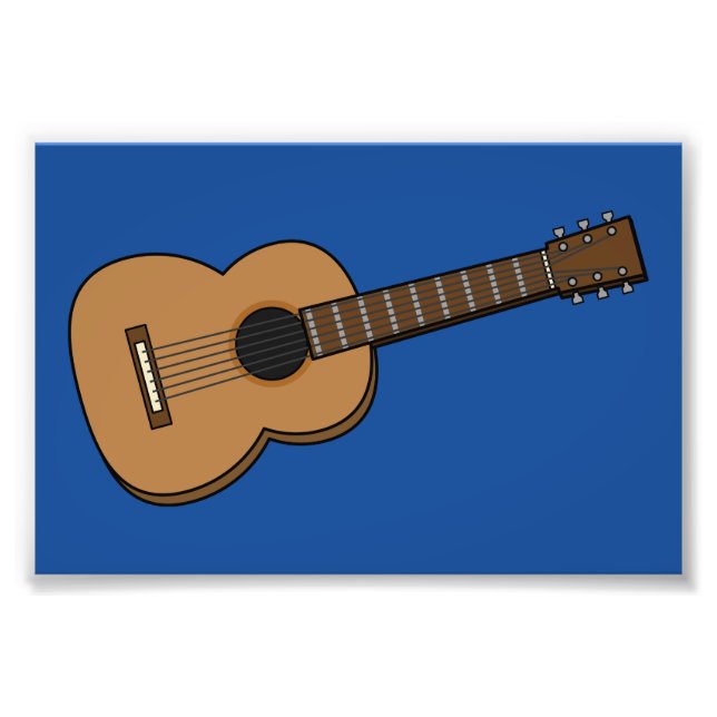 Foto Cartoon de Guitarra (Frente)