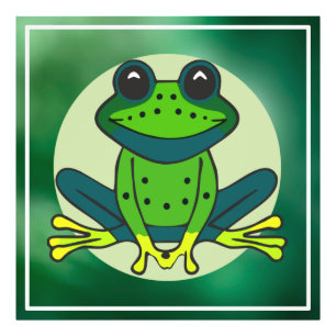 Foto Cartoon de Sapo Verde