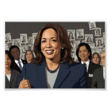 Cartoon Kamala Harris