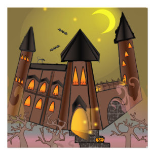 Foto Casa das bruxas do Dia das Bruxas e castelo dos va