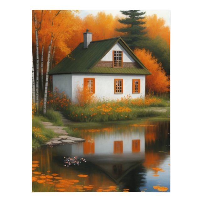Foto casa no outono (Frente)