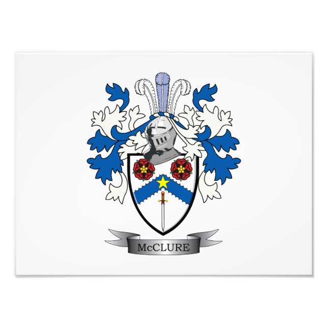 Foto Casaco de armas da McClure Family Crest (Frente)