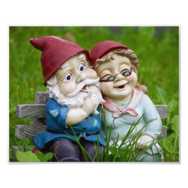 Foto Casal dos Gnomos do Jardim (Frente)