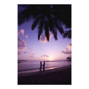 Foto Casal na praia, Windjammer Landing, St. Lucia