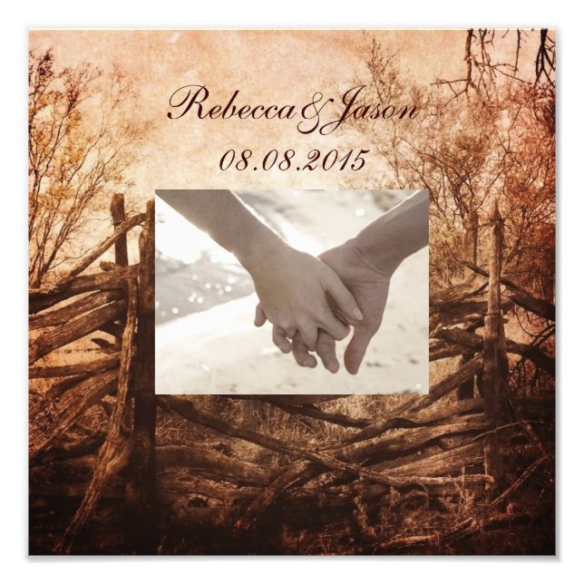 Foto casamento da fazenda russa do oeste (Frente)