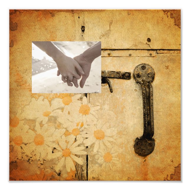 Foto casamento da margarida russa no verão (Frente)